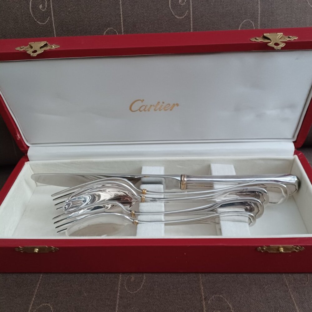"Le Maisons de Cartier Collection" 5 piece flatware place setting